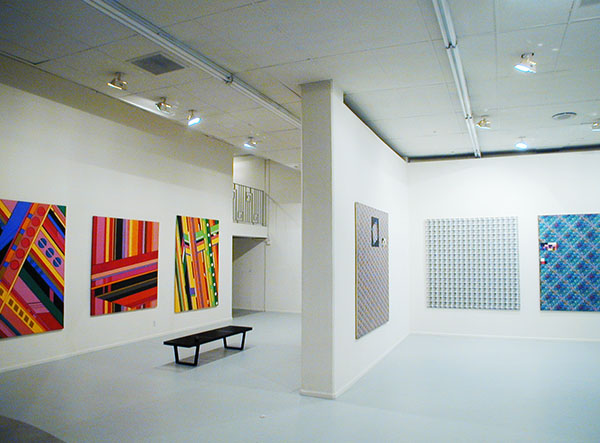 Interior shot of exhibition