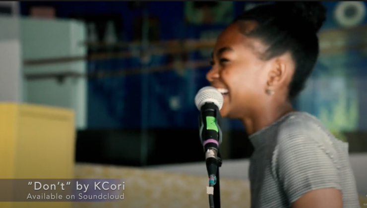 screenshot of Kaley singing "Don't"