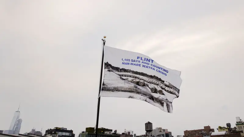 La Toya Ruby Frazier Flag