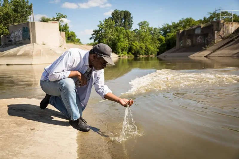 Pope L Flint Water