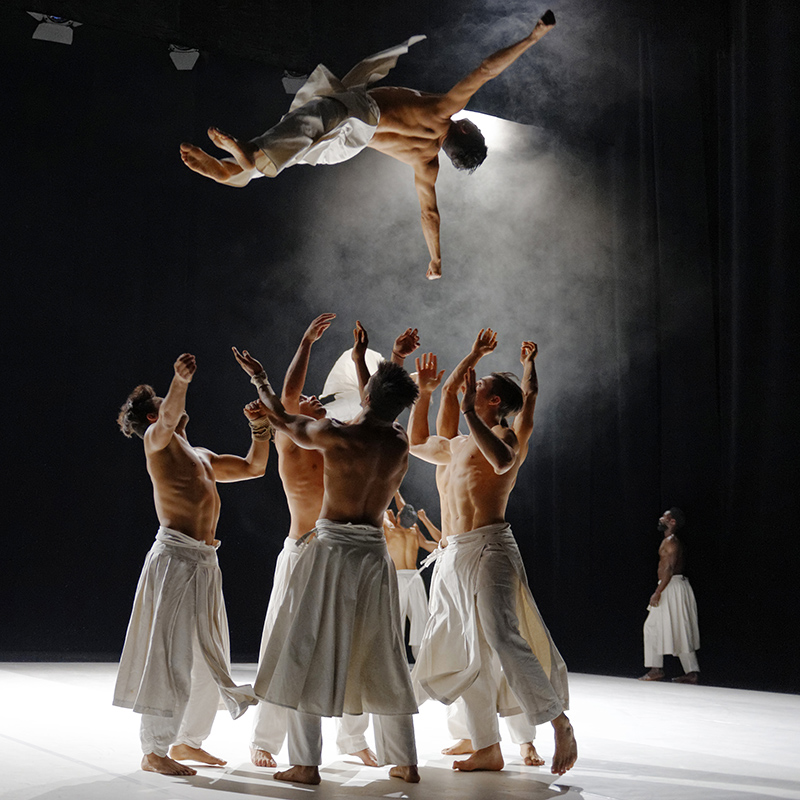 photo from a performance of Compagnie Herve Koubi