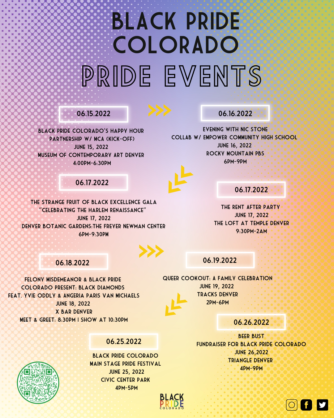events for Black Pride