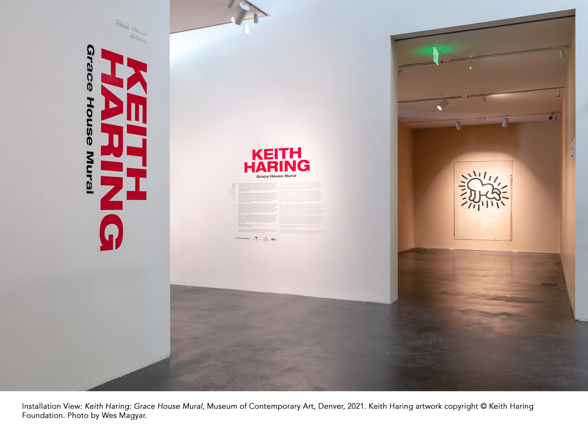 Keith Haring installation gif