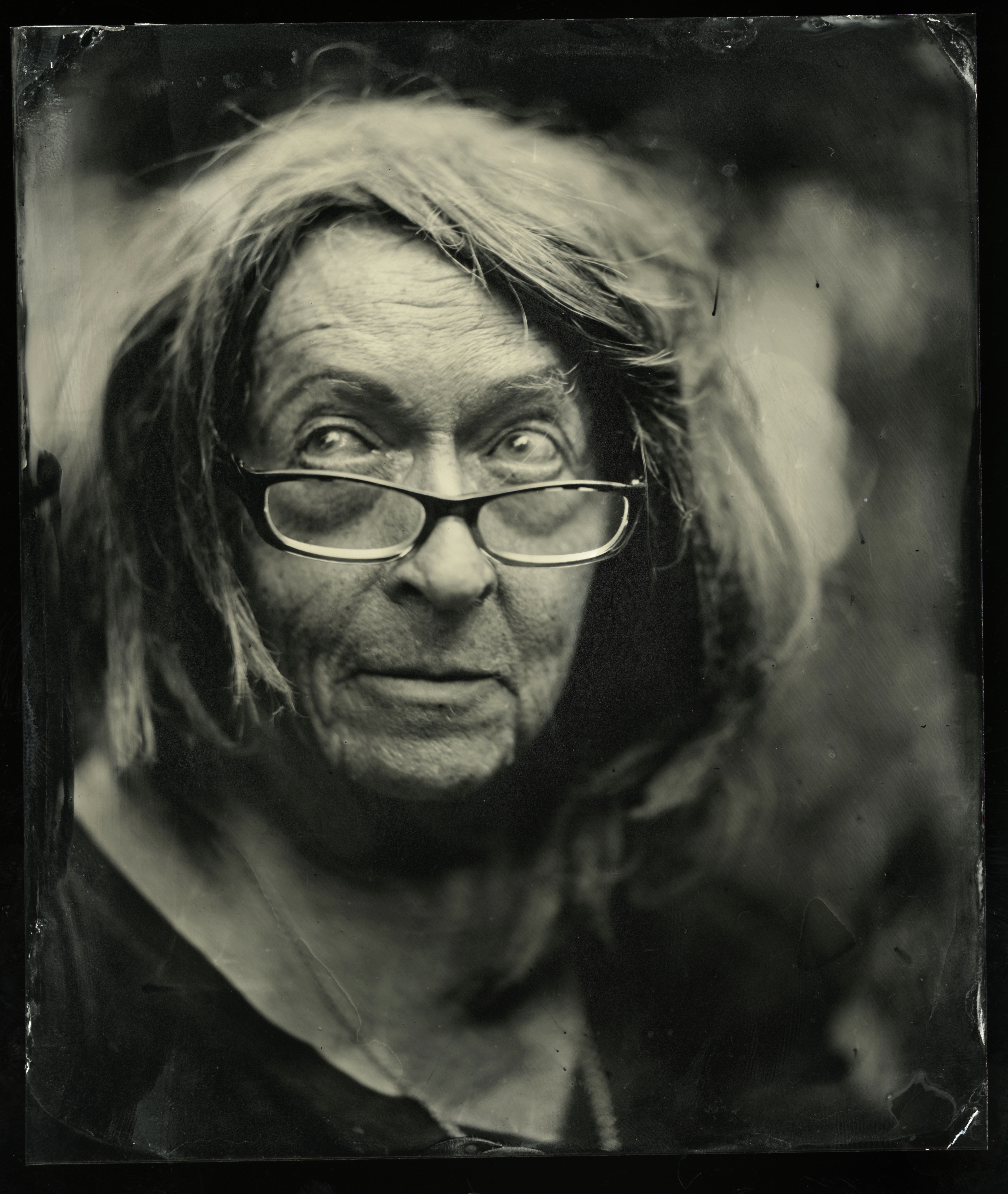 Tin Type photo of Marina Graves by Mark Sink
