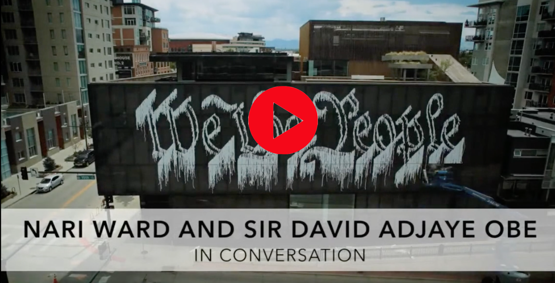 Watch Nari Ward and Sir David Adjaye OBE in Conversation 