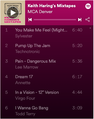 A playlist from Spotify