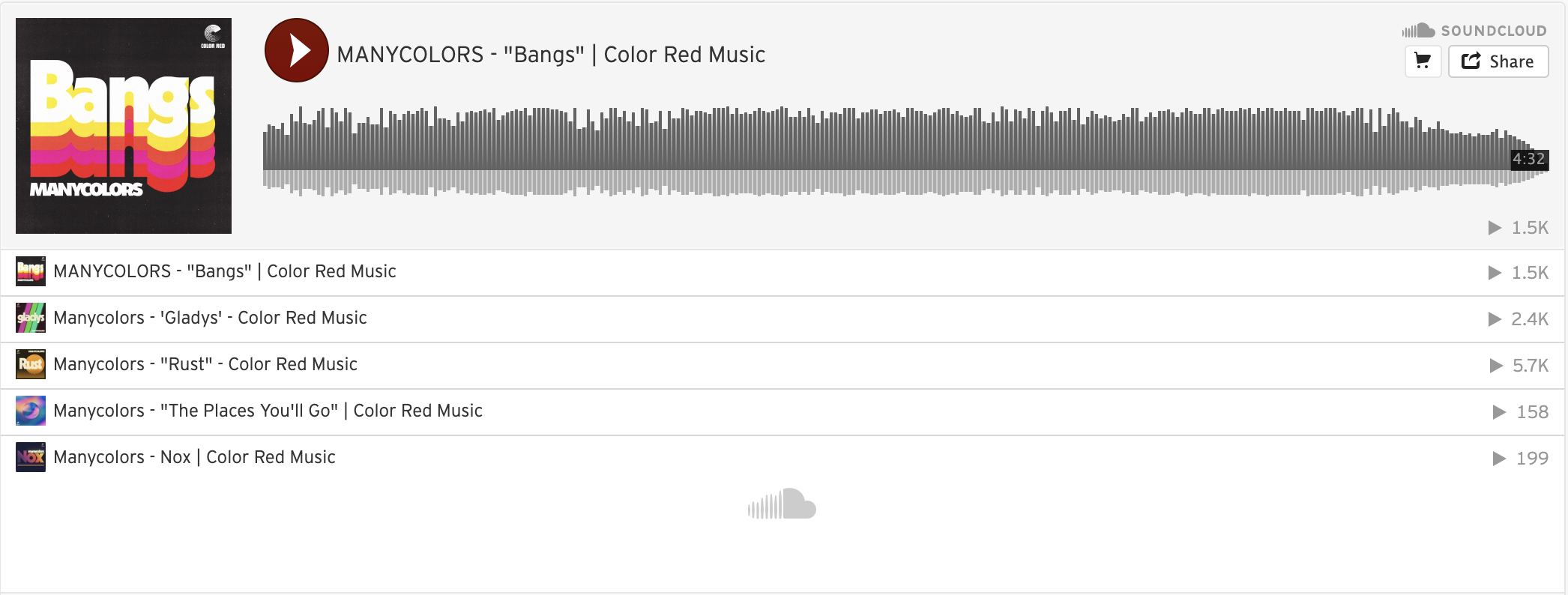 SoundCloud for ManyColors