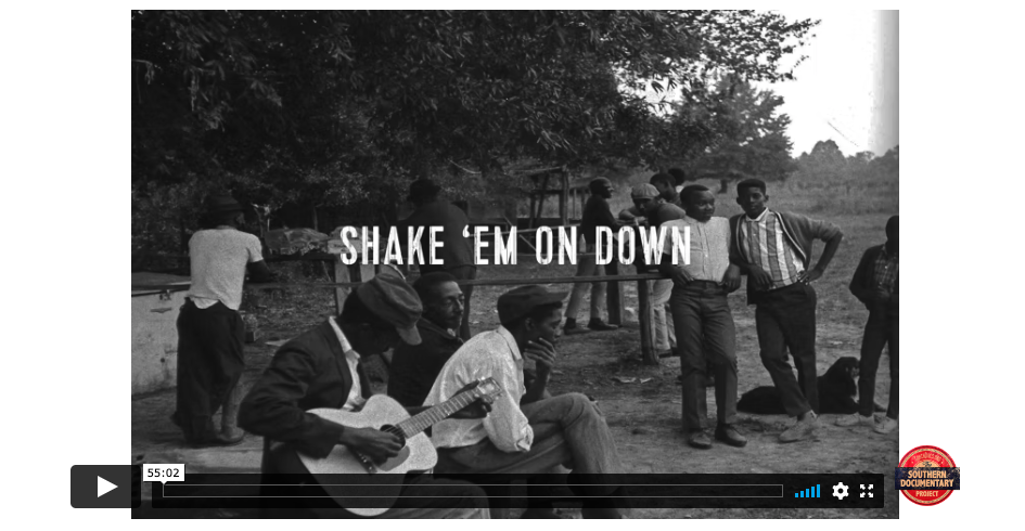 screenshot of film still Shake 'Em On Down