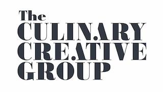Logo that reads, "The Culinary Creative Group" in bold, black font.