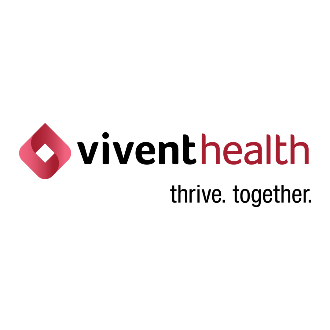 Logo that reads, "Vivent Health"