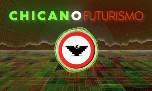 screenshot from the video, ChicanoFuturismo